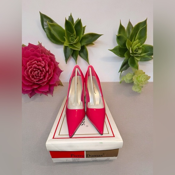 Pierre Dumas Pink Pointy Toe Stilettos NIB - Picture 5 of 7